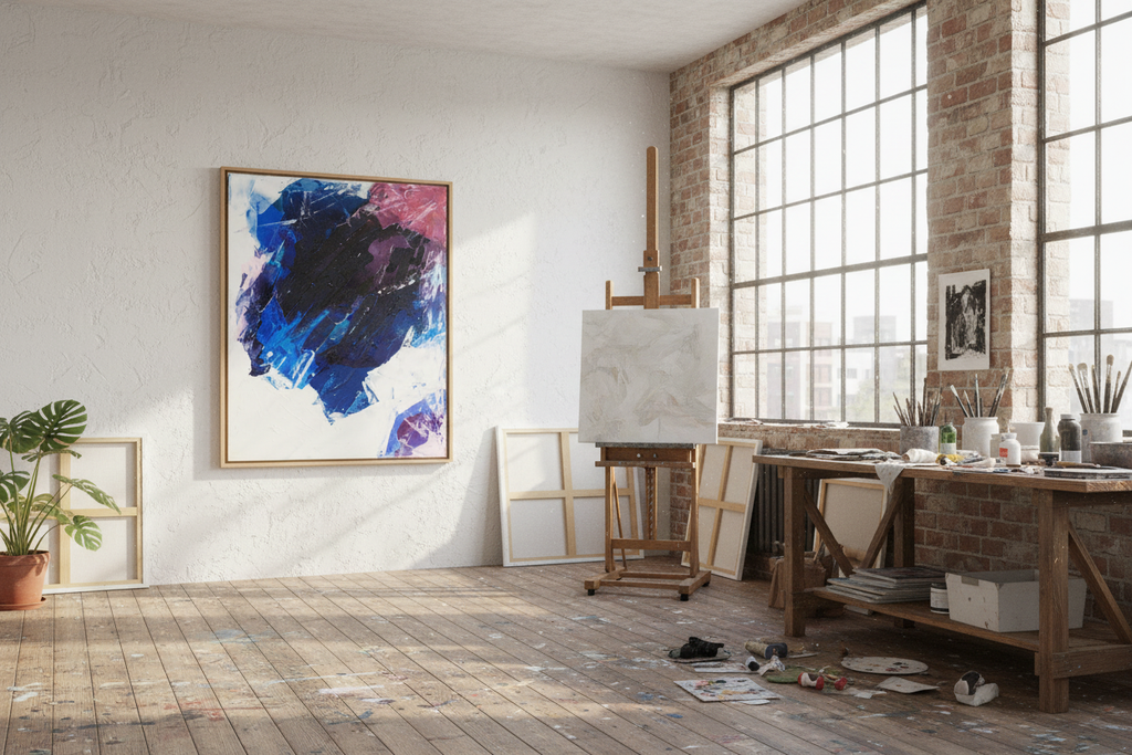 ARKTIS I 80x100 cm in Atelier