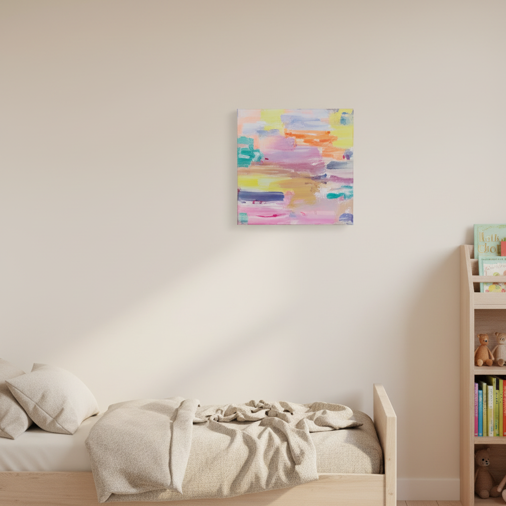 Gemälde näher im Kinderzimmer